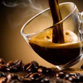 kawa espresso z ekspresu