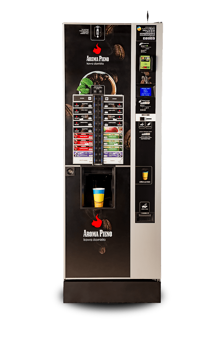 Automat z kawa ziarnista