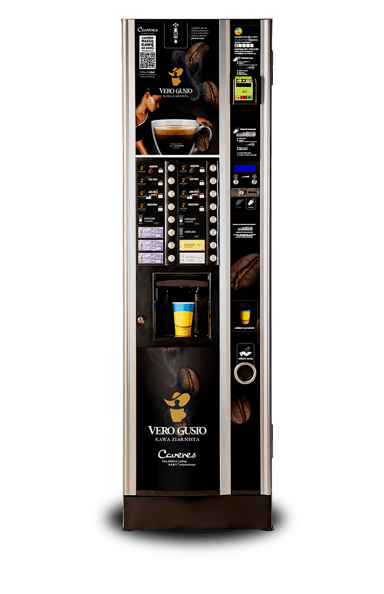 Automat vendingowy z kawą